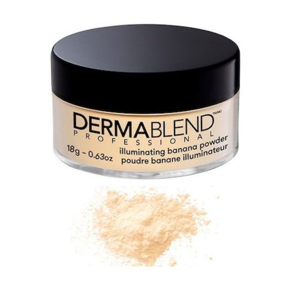 NIB ✅DERMABLEND #ILLUMINATING BANANA Loose Setting Powder 1oz ✨ BNIB - Picture 2 of 9